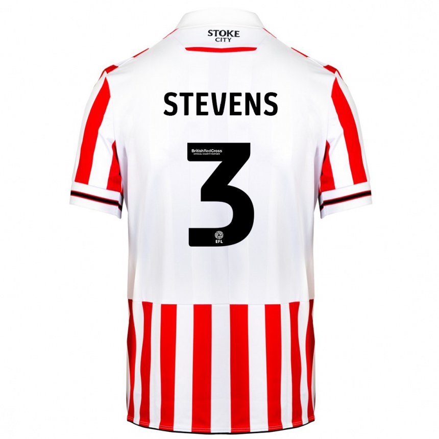 Niño Fútbol Camiseta Enda Stevens #3 Rojo Blanco 1ª Equipación 2023/24 México