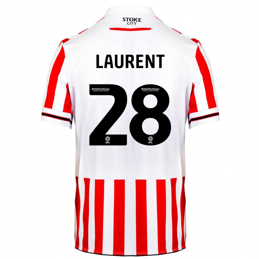 Niño Fútbol Camiseta Josh Laurent #28 Rojo Blanco 1ª Equipación 2023/24 México