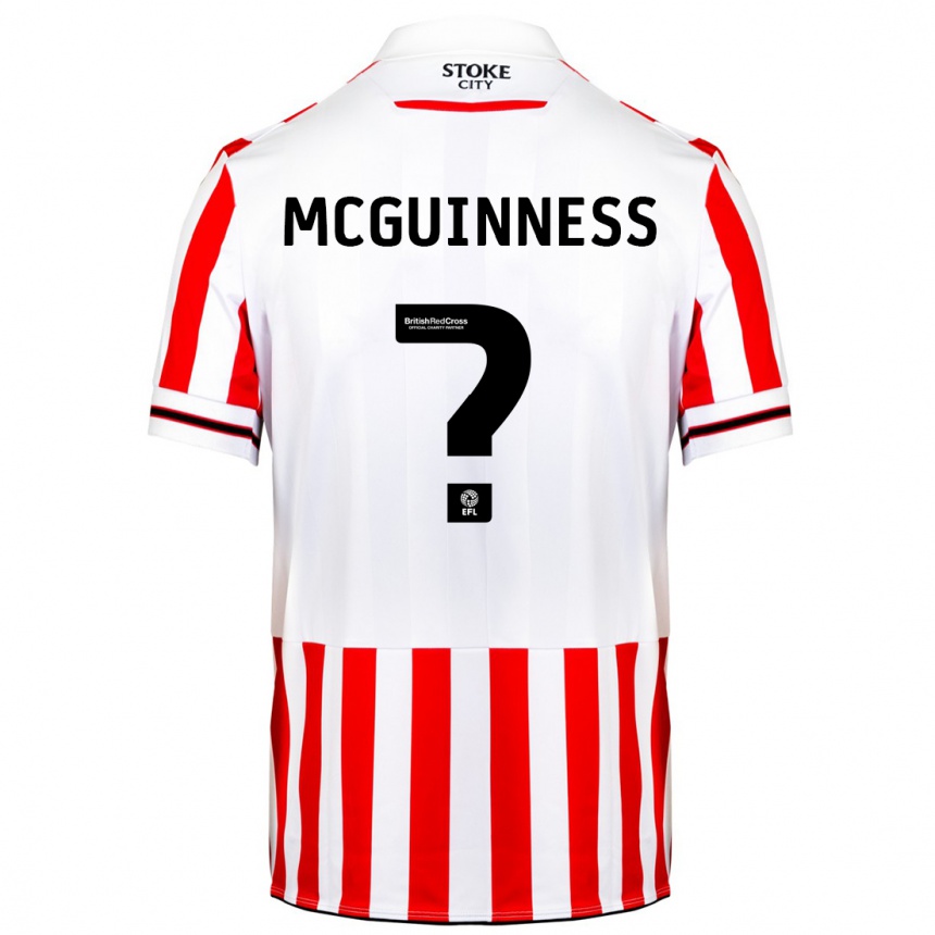 Niño Fútbol Camiseta Dara Mcguinness #0 Rojo Blanco 1ª Equipación 2023/24 México