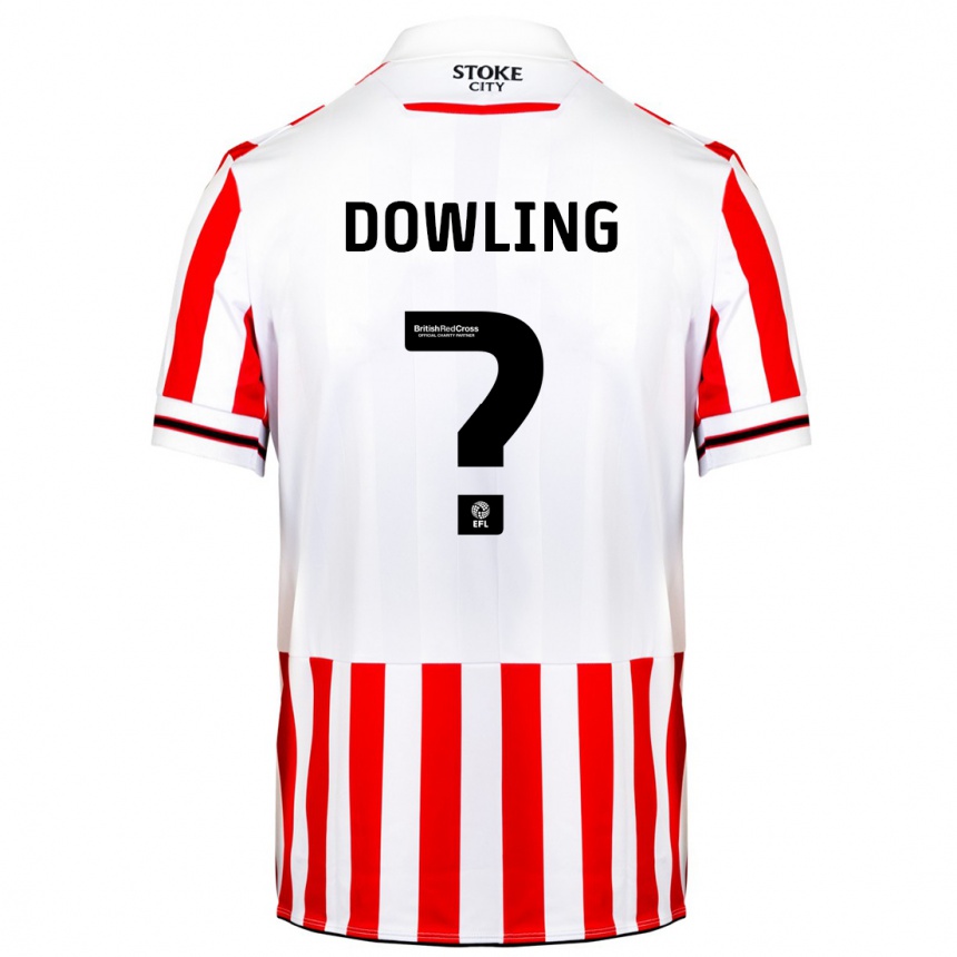 Niño Fútbol Camiseta Will Dowling #0 Rojo Blanco 1ª Equipación 2023/24 México