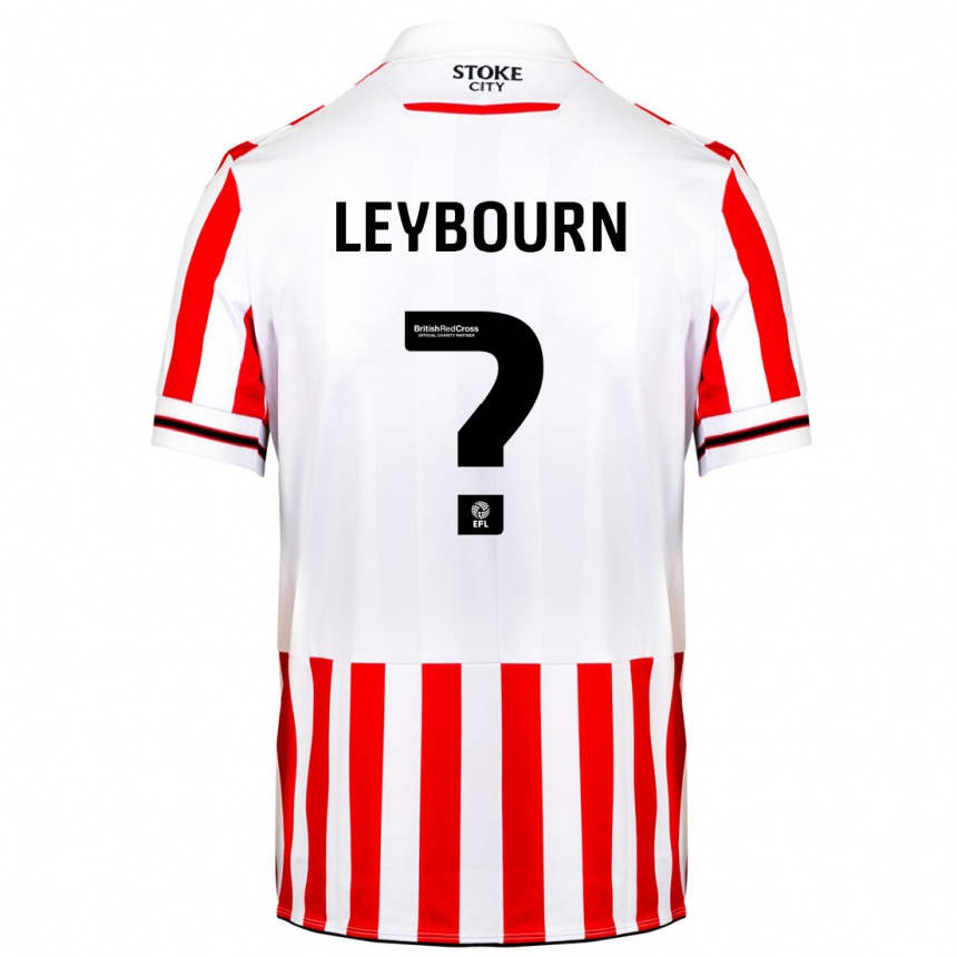 Niño Fútbol Camiseta Charlie Leybourn #0 Rojo Blanco 1ª Equipación 2023/24 México