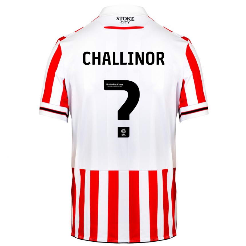 Niño Fútbol Camiseta Oliver Challinor #0 Rojo Blanco 1ª Equipación 2023/24 México