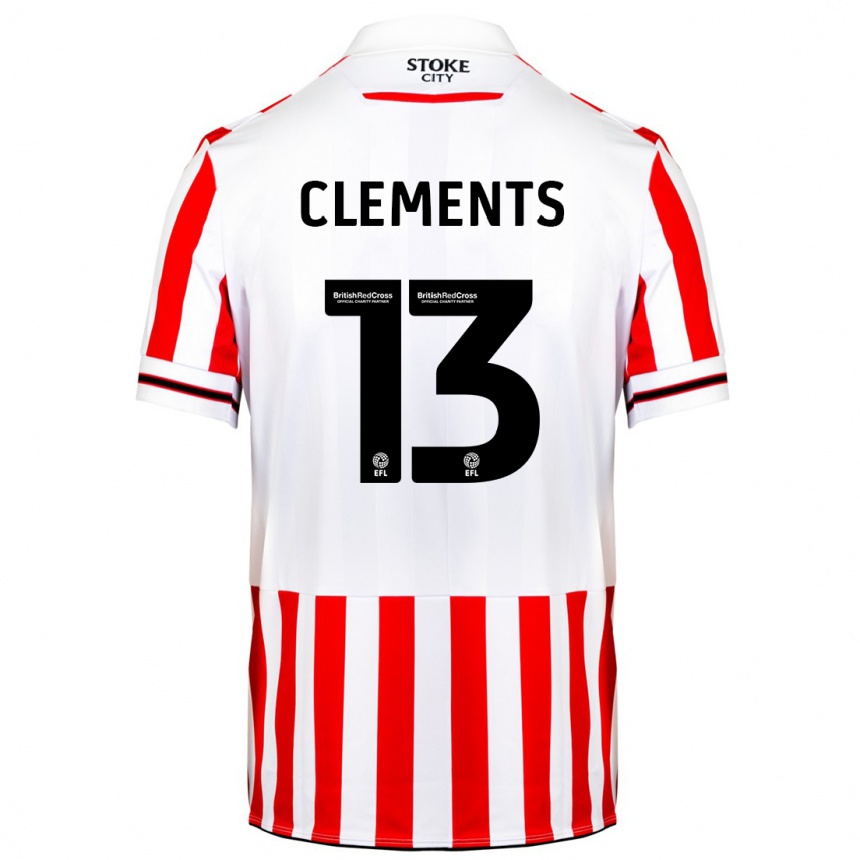 Niño Fútbol Camiseta Daisy Clements #13 Rojo Blanco 1ª Equipación 2023/24 México