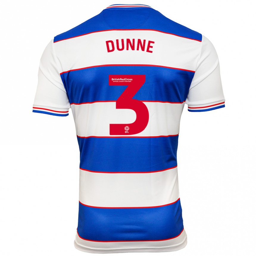 Niño Fútbol Camiseta Jimmy Dunne #3 Blanco Azul 1ª Equipación 2023/24 México