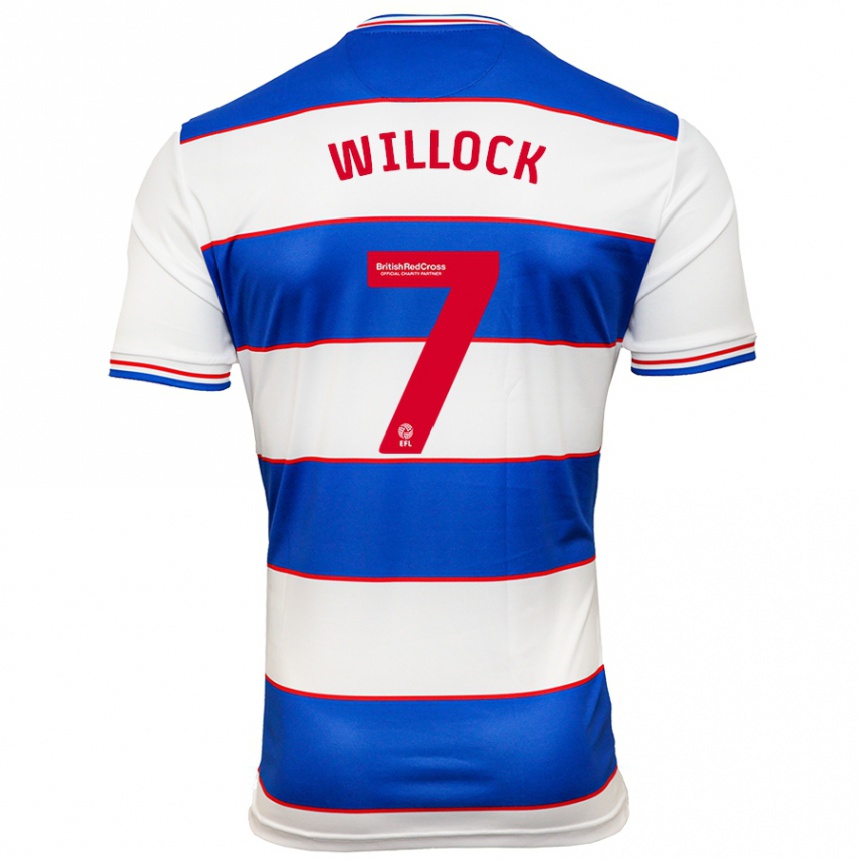 Niño Fútbol Camiseta Chris Willock #7 Blanco Azul 1ª Equipación 2023/24 México