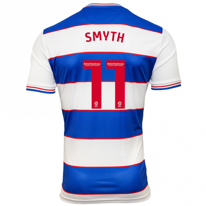 Niño Fútbol Camiseta Paul Smyth #11 Blanco Azul 1ª Equipación 2023/24 México