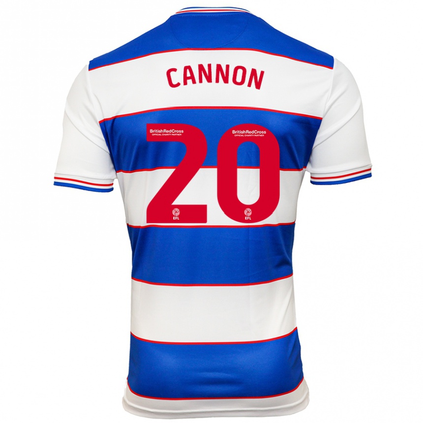 Niño Fútbol Camiseta Reggie Cannon #20 Blanco Azul 1ª Equipación 2023/24 México