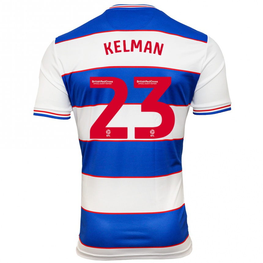 Niño Fútbol Camiseta Charlie Kelman #23 Blanco Azul 1ª Equipación 2023/24 México