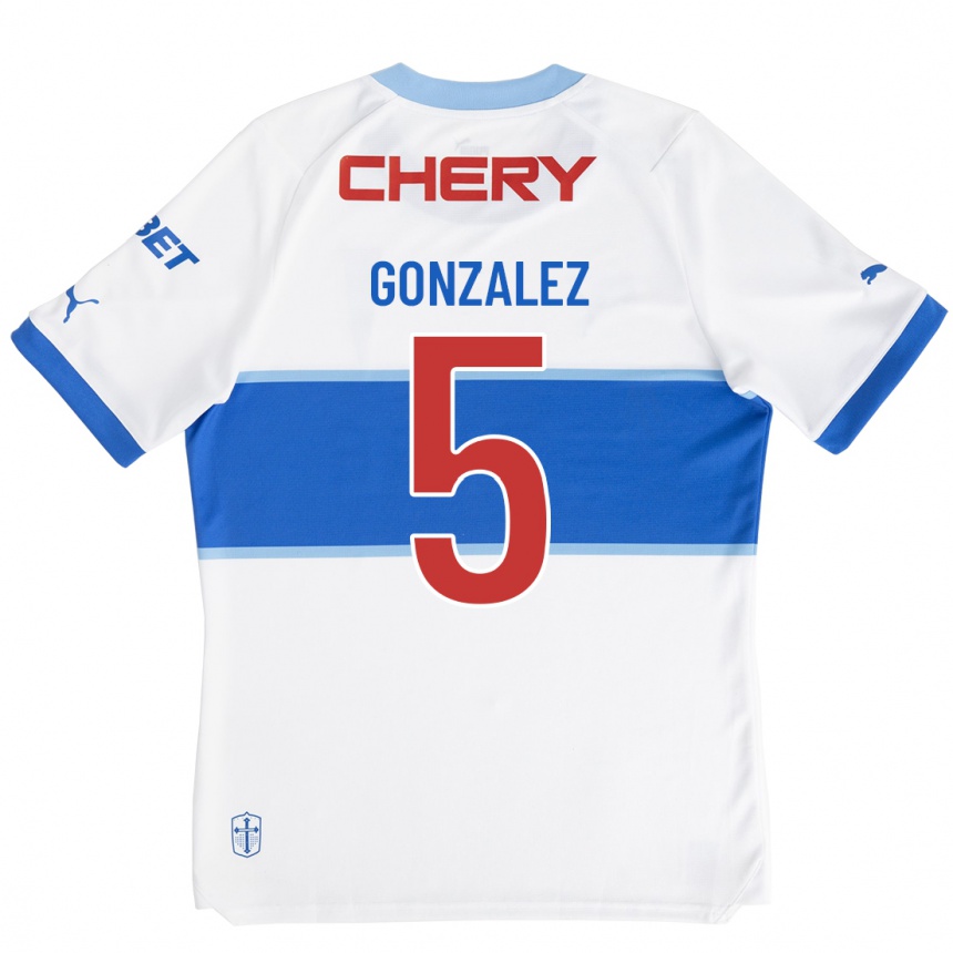 Niño Fútbol Camiseta Daniel González #5 Blanco 1ª Equipación 2023/24 México