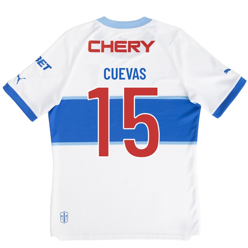 Niño Fútbol Camiseta Cristian Cuevas #15 Blanco 1ª Equipación 2023/24 México