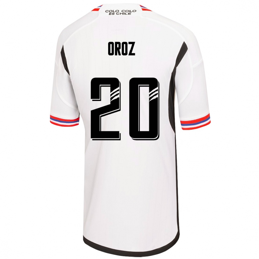 Niño Fútbol Camiseta Alexander Oroz #20 Blanco 1ª Equipación 2023/24 México