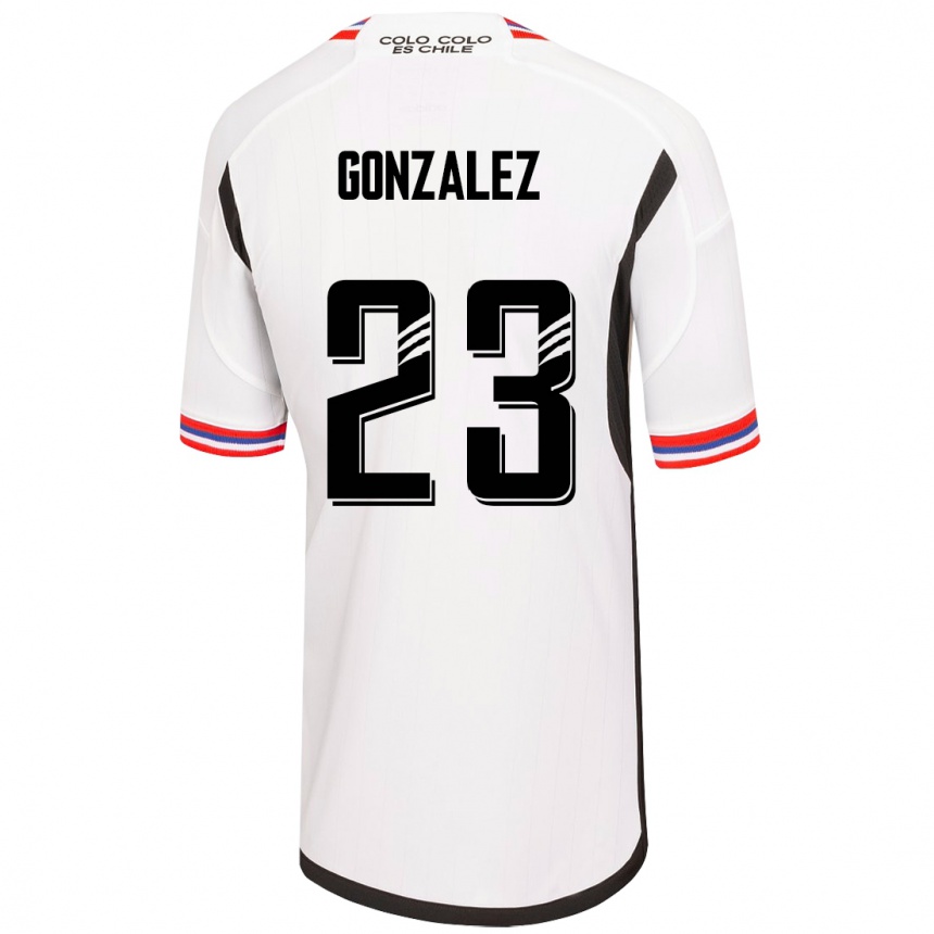 Niño Fútbol Camiseta Ramiro González #23 Blanco 1ª Equipación 2023/24 México