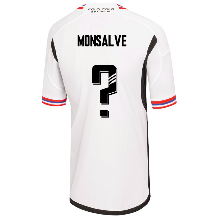 Niño Fútbol Camiseta Gaspar Monsalve #0 Blanco 1ª Equipación 2023/24 México