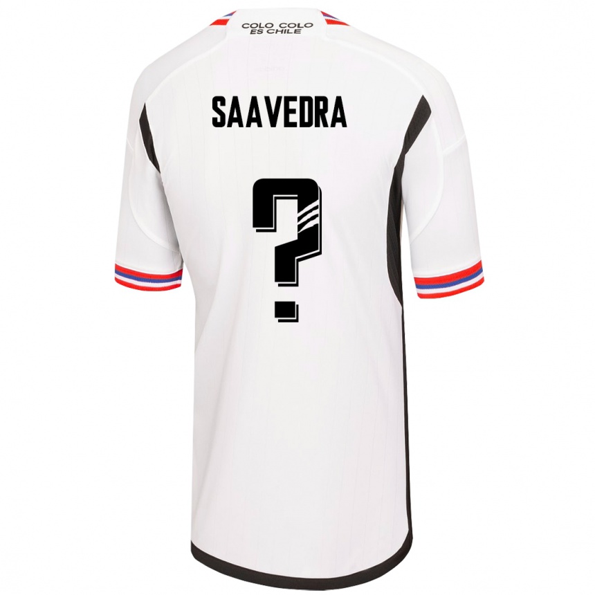 Niño Fútbol Camiseta Danilo Saavedra #0 Blanco 1ª Equipación 2023/24 México