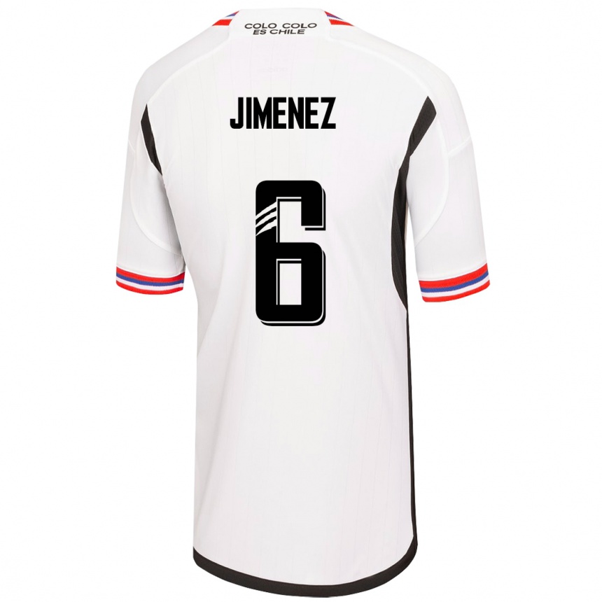 Niño Fútbol Camiseta Yastin Jiménez #6 Blanco 1ª Equipación 2023/24 México