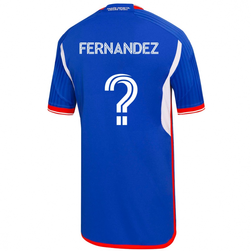 Niño Fútbol Camiseta Enzo Fernández #0 Azul 1ª Equipación 2023/24 México