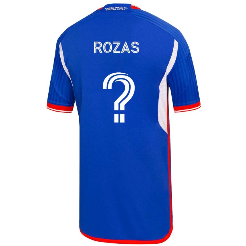 Niño Fútbol Camiseta Sergio Rozas #0 Azul 1ª Equipación 2023/24 México