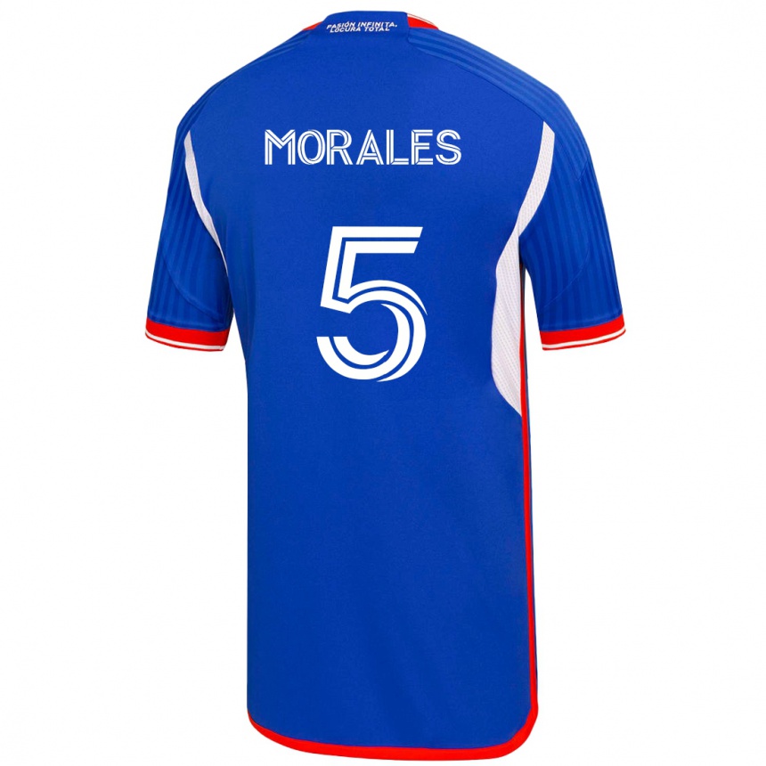 Niño Fútbol Camiseta Mariana Morales #5 Azul 1ª Equipación 2023/24 México