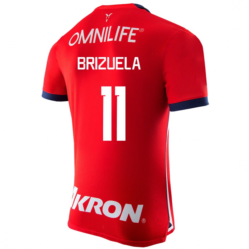 Niño Fútbol Camiseta Isaác Brizuela #11 Rojo 1ª Equipación 2023/24 México