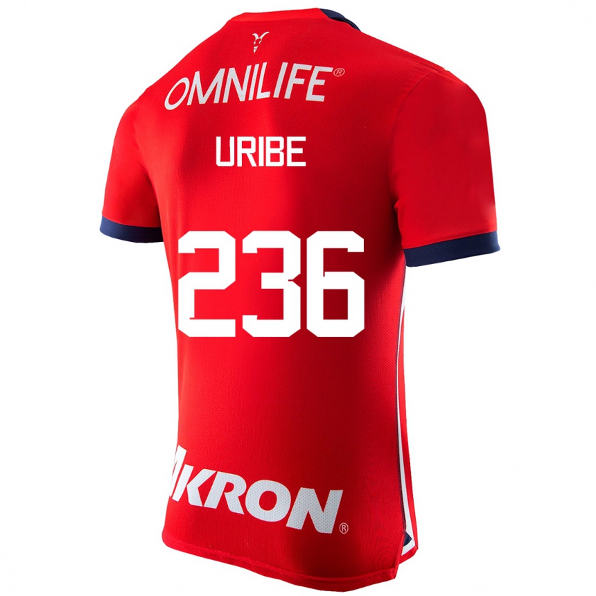 Niño Fútbol Camiseta Juan Uribe #236 Rojo 1ª Equipación 2023/24 México