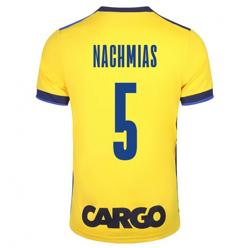 Niño Fútbol Camiseta Idan Nachmias #5 Amarillo 1ª Equipación 2023/24 México