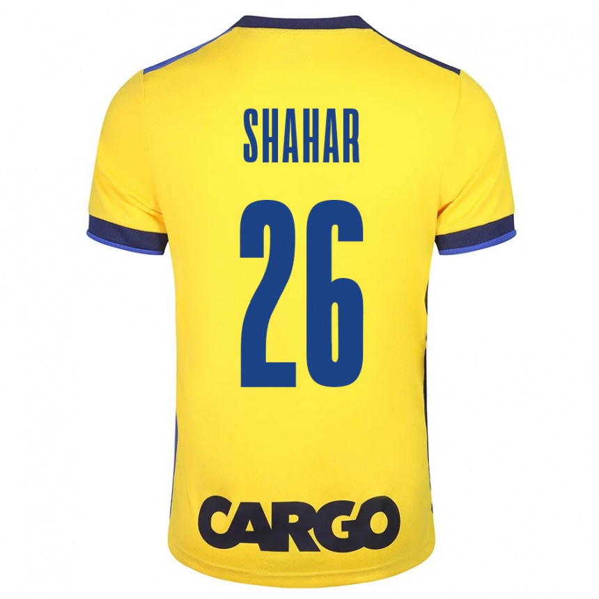 Niño Fútbol Camiseta Ido Shahar #26 Amarillo 1ª Equipación 2023/24 México