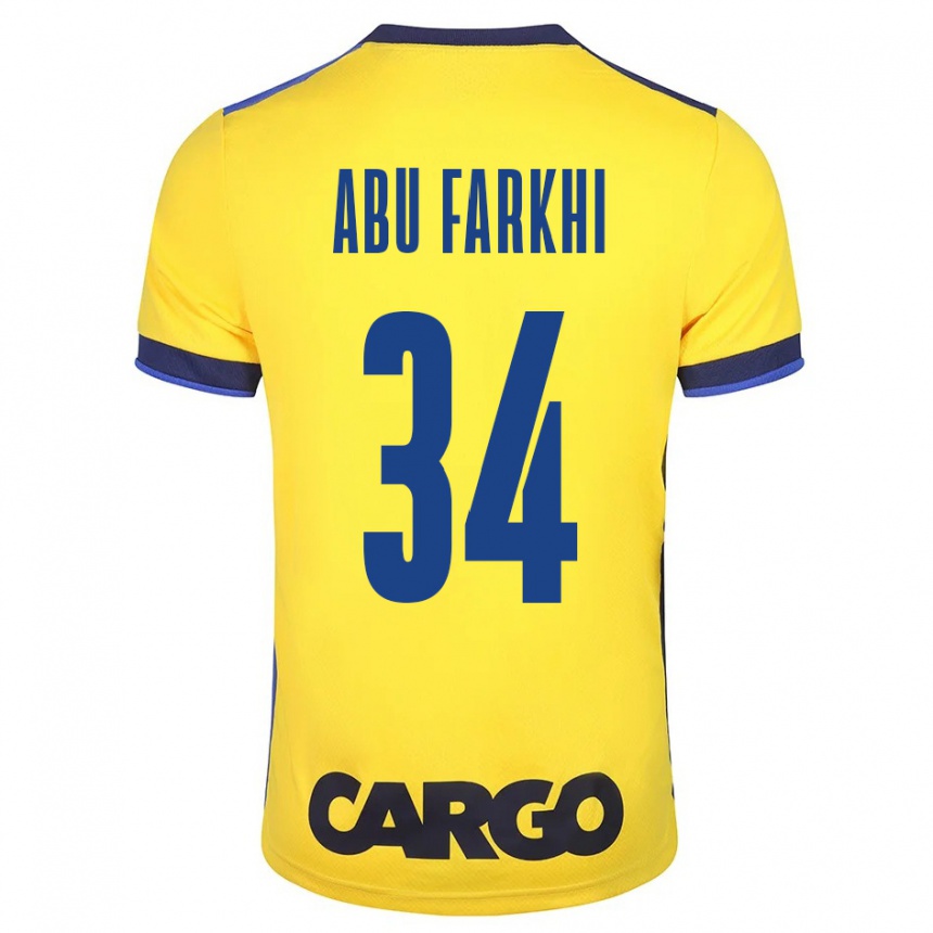 Niño Fútbol Camiseta Sayed Abu Farkhi #34 Amarillo 1ª Equipación 2023/24 México