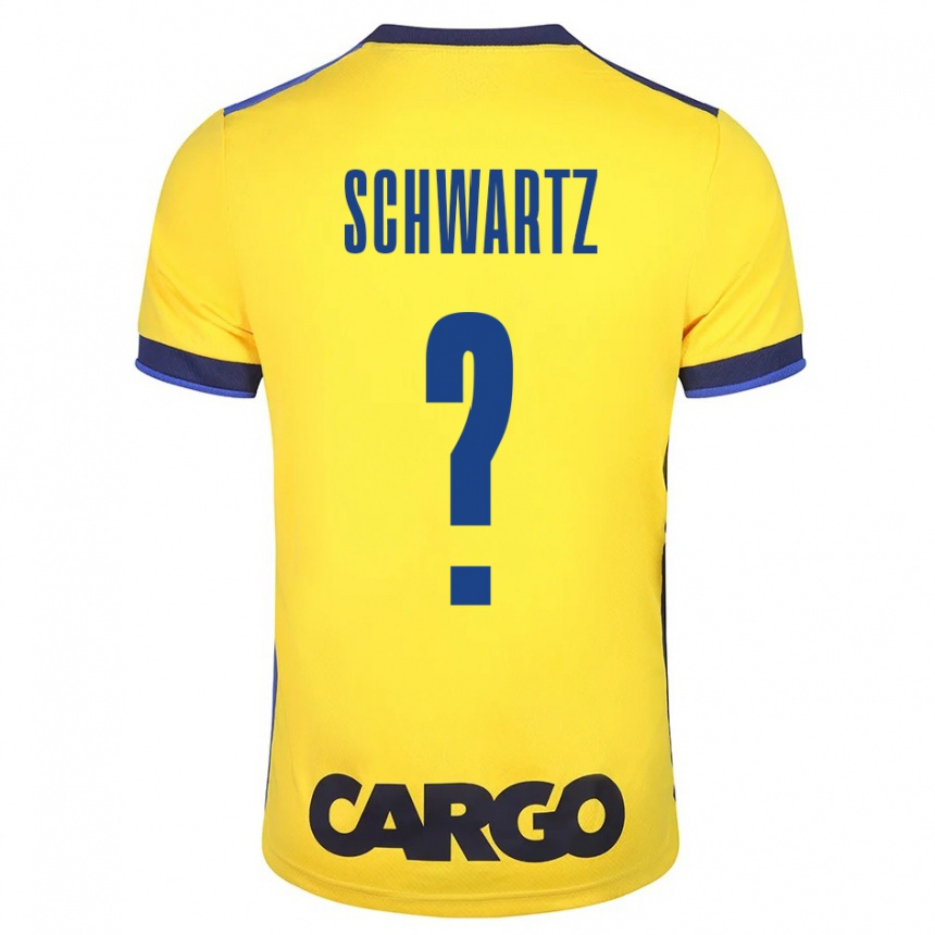 Niño Fútbol Camiseta Noam Schwartz #0 Amarillo 1ª Equipación 2023/24 México