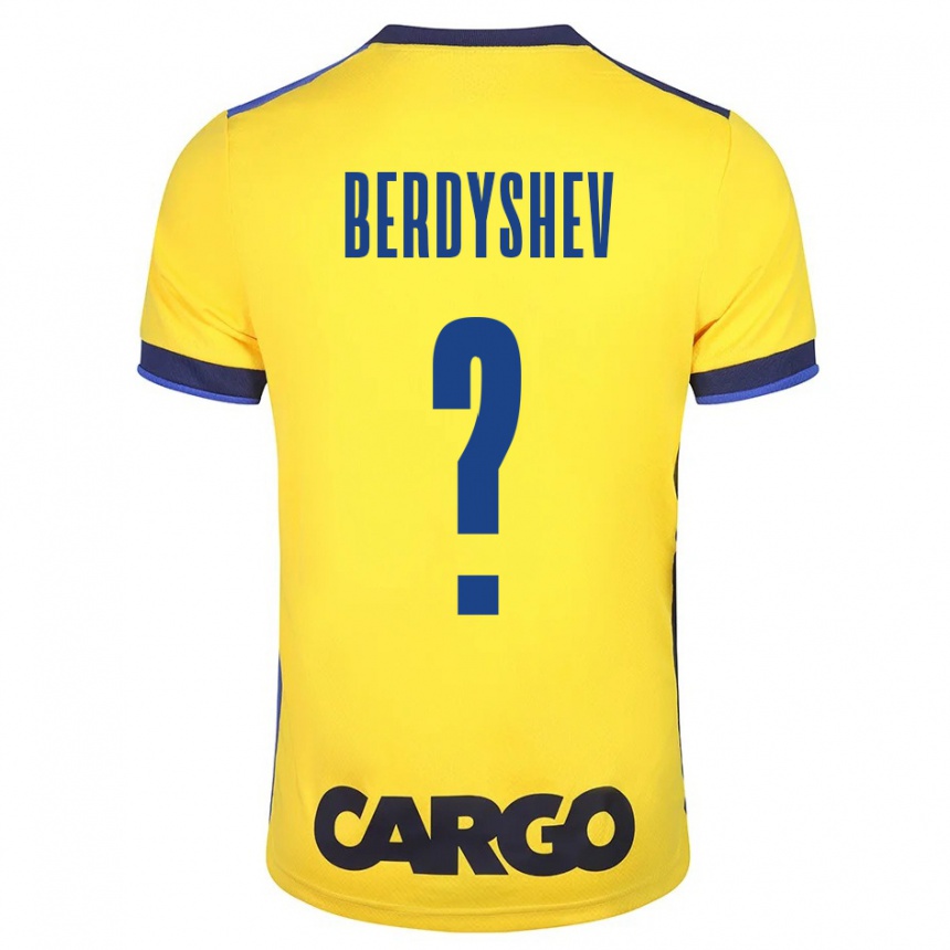 Niño Fútbol Camiseta Tikhon Berdyshev #0 Amarillo 1ª Equipación 2023/24 México