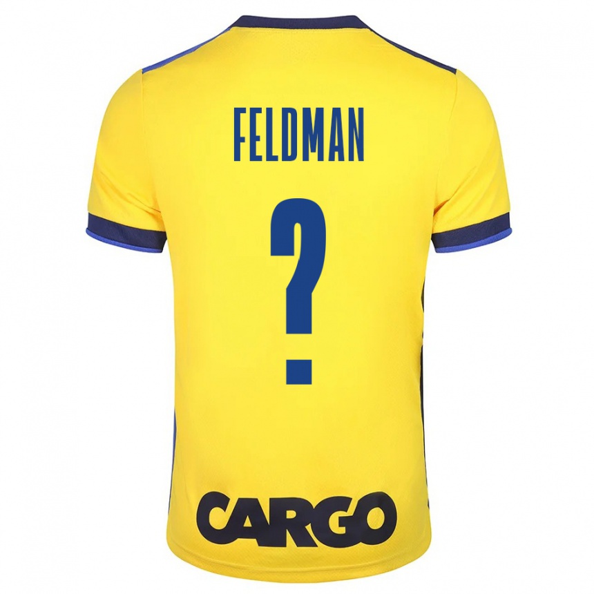 Niño Fútbol Camiseta Ron Feldman #0 Amarillo 1ª Equipación 2023/24 México