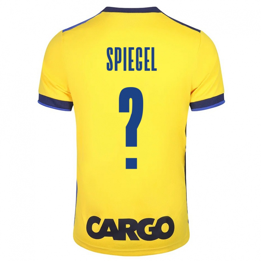 Niño Fútbol Camiseta Liran Spiegel #0 Amarillo 1ª Equipación 2023/24 México