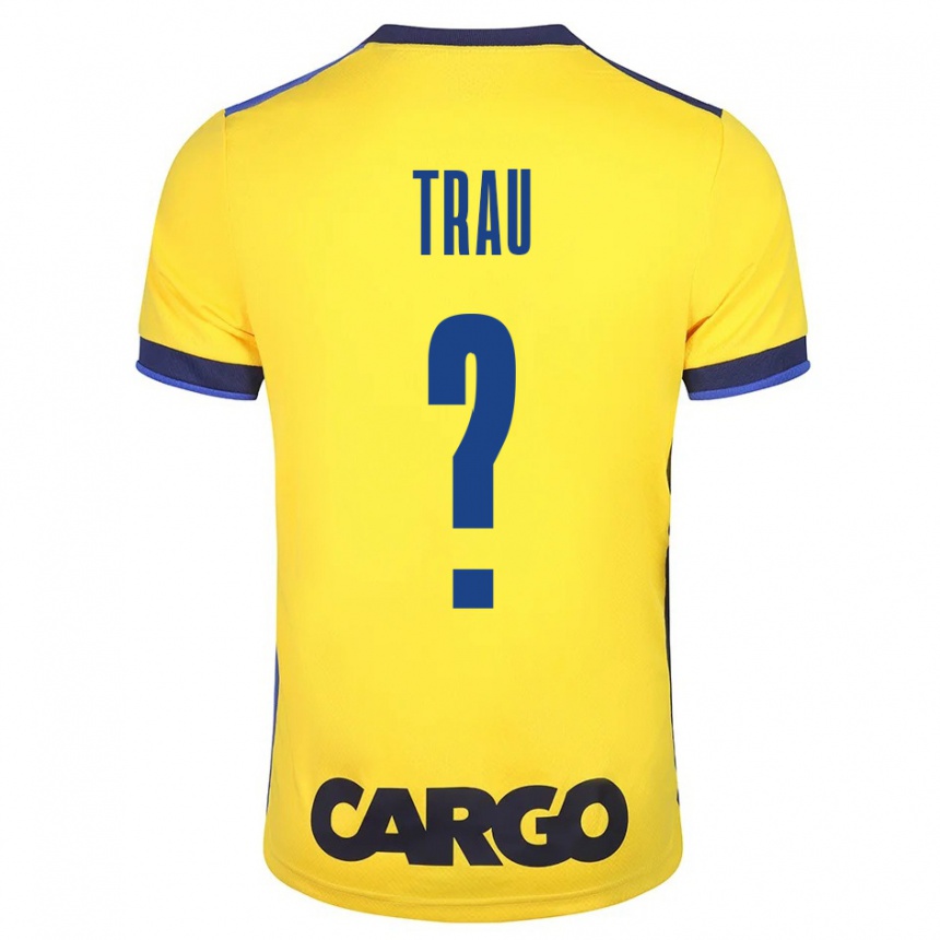 Niño Fútbol Camiseta Idan Trau #0 Amarillo 1ª Equipación 2023/24 México