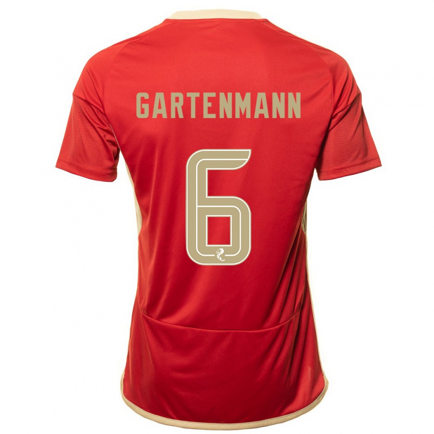 Niño Fútbol Camiseta Stefan Gartenmann #6 Rojo 1ª Equipación 2023/24 México