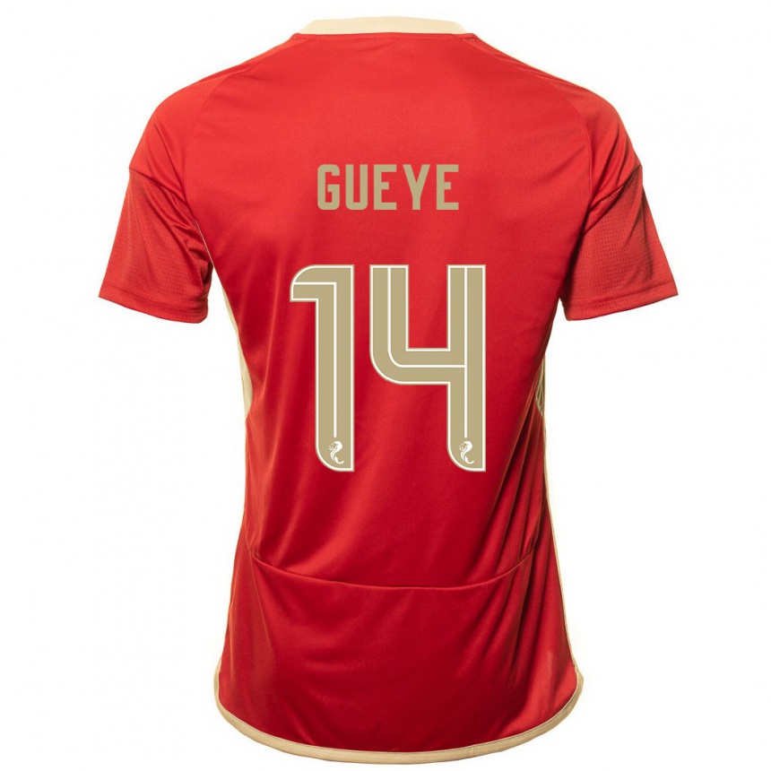 Niño Fútbol Camiseta Pape Habib Gueye #14 Rojo 1ª Equipación 2023/24 México