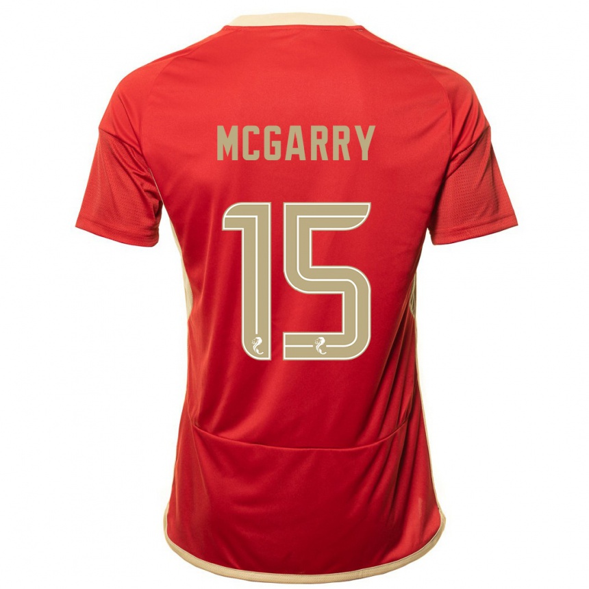 Niño Fútbol Camiseta James Mcgarry #15 Rojo 1ª Equipación 2023/24 México