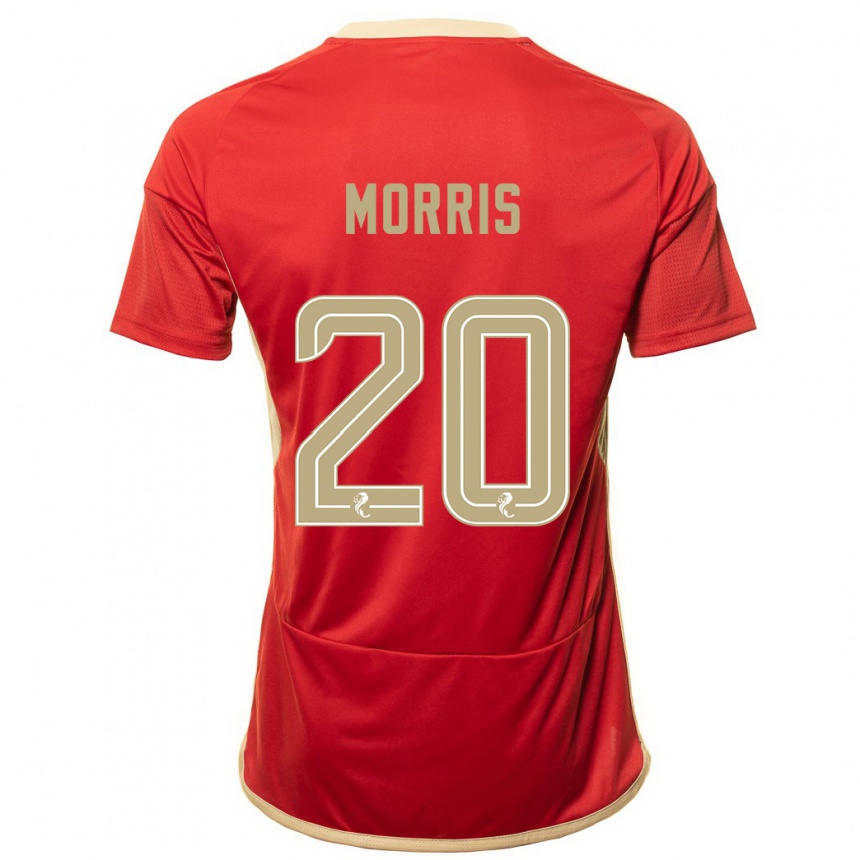 Niño Fútbol Camiseta Shayden Morris #20 Rojo 1ª Equipación 2023/24 México