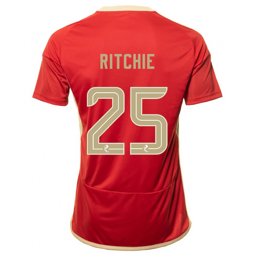 Niño Fútbol Camiseta Tom Ritchie #25 Rojo 1ª Equipación 2023/24 México