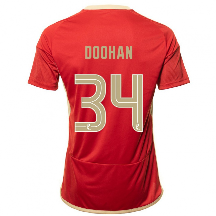 Niño Fútbol Camiseta Ross Doohan #34 Rojo 1ª Equipación 2023/24 México