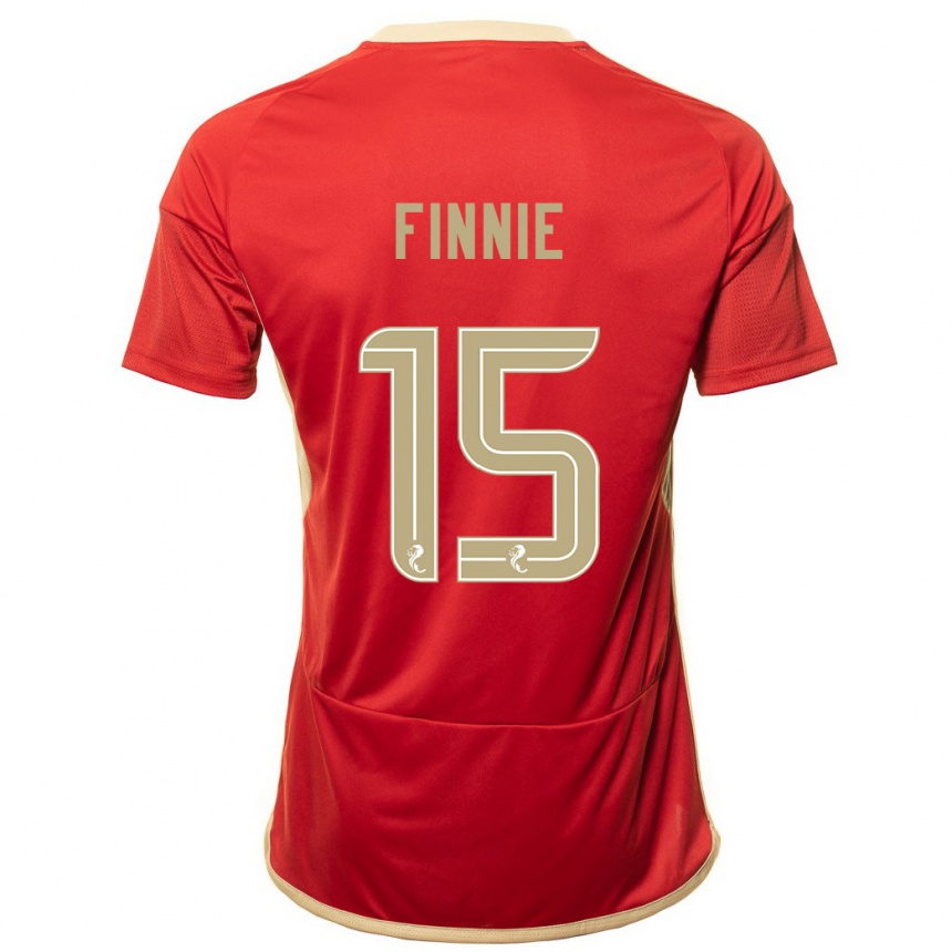 Niño Fútbol Camiseta Maddison Finnie #15 Rojo 1ª Equipación 2023/24 México