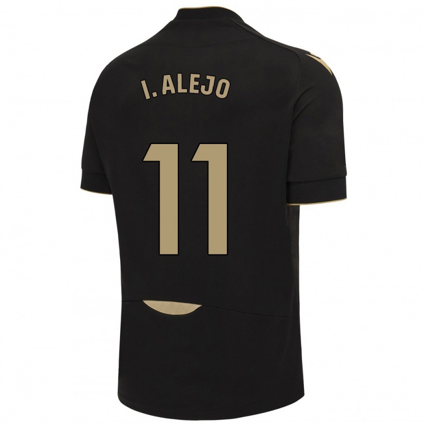 Niño Fútbol Camiseta Iván Alejo #11 Negro 2ª Equipación 2023/24 México