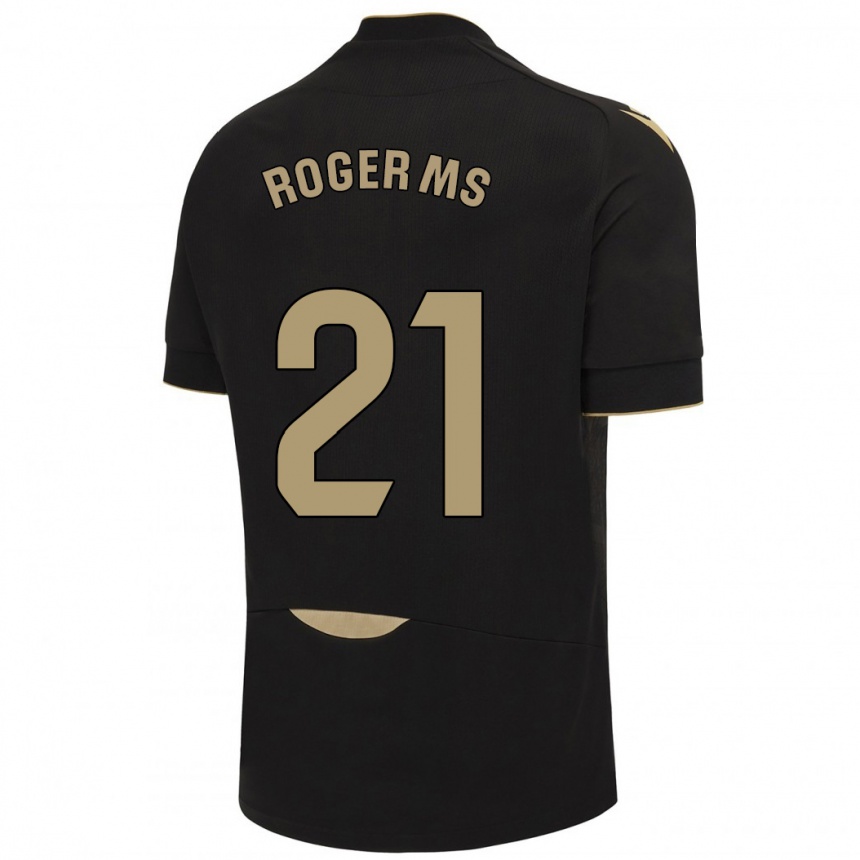 Niño Fútbol Camiseta Roger Martí #21 Negro 2ª Equipación 2023/24 México