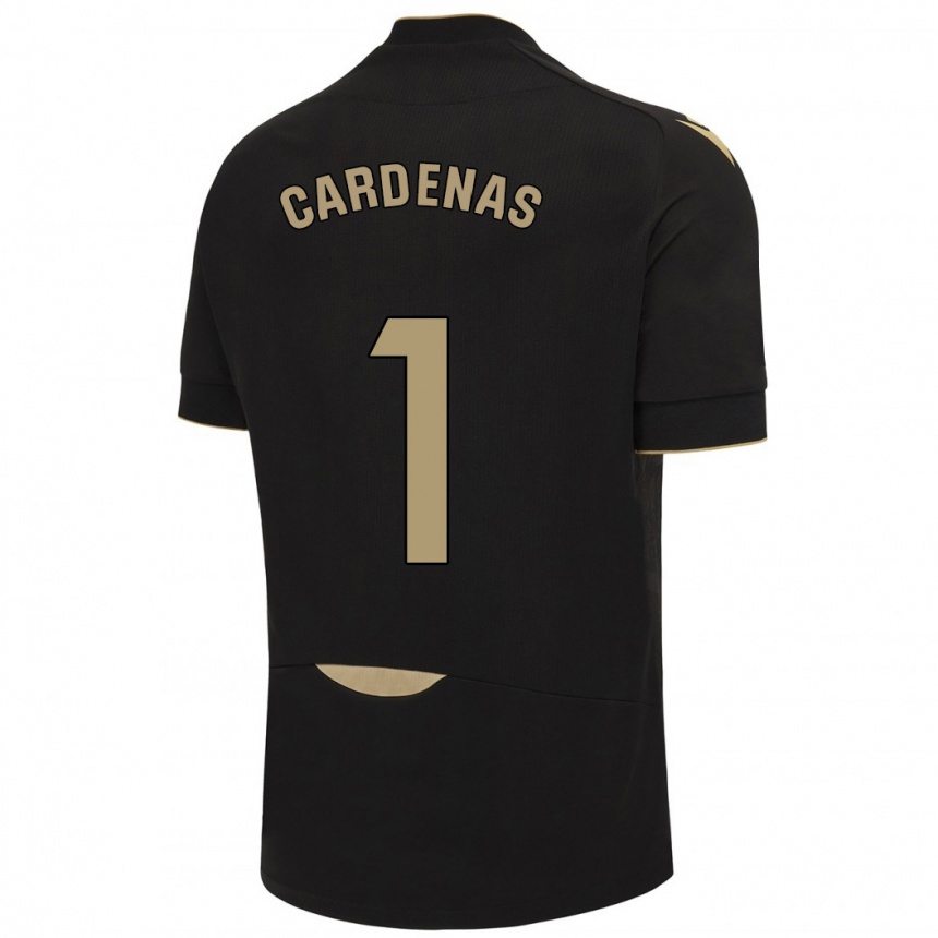 Niño Fútbol Camiseta Raquel Cárdenas #1 Negro 2ª Equipación 2023/24 México