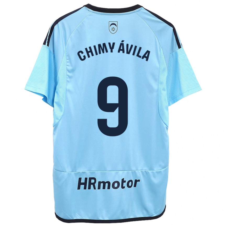 Niño Fútbol Camiseta Chimy Ávila #9 Azul 2ª Equipación 2023/24 México