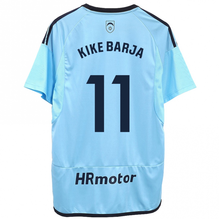 Niño Fútbol Camiseta Kike Barja #11 Azul 2ª Equipación 2023/24 México