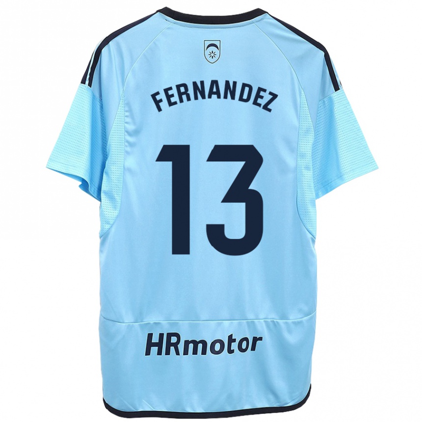 Niño Fútbol Camiseta Aitor Fernández #13 Azul 2ª Equipación 2023/24 México