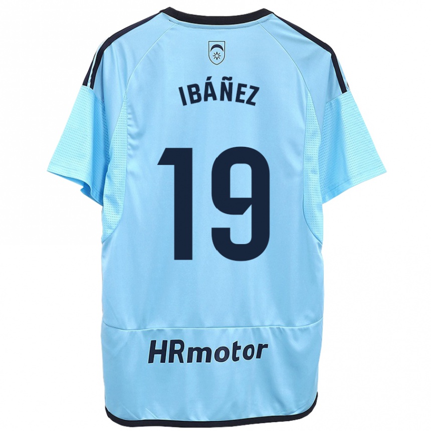 Niño Fútbol Camiseta Pablo Ibáñez #19 Azul 2ª Equipación 2023/24 México