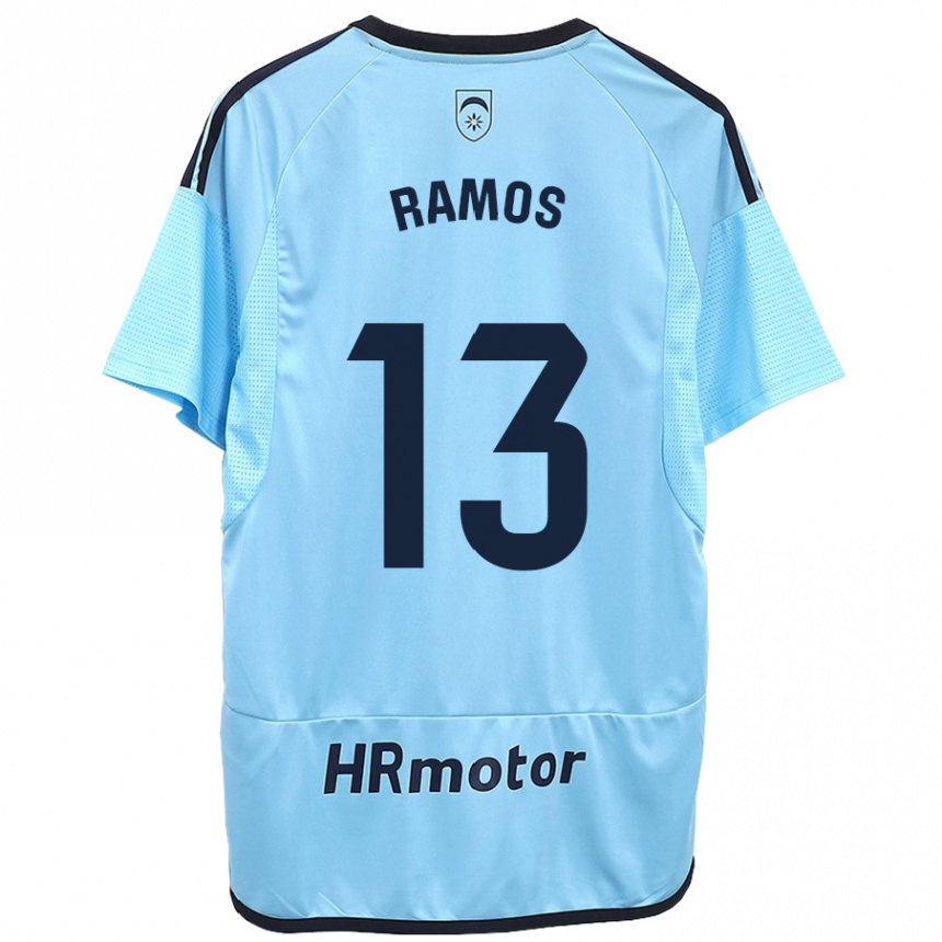 Niño Fútbol Camiseta Darío Ramos #13 Azul 2ª Equipación 2023/24 México