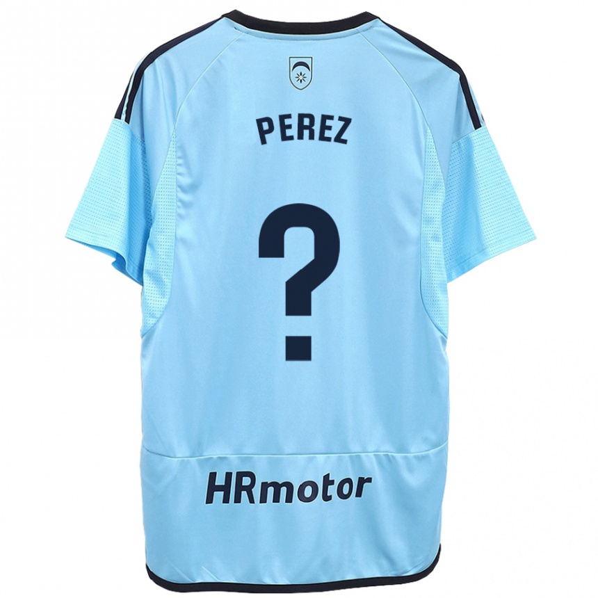 Niño Fútbol Camiseta Bruno Perez #0 Azul 2ª Equipación 2023/24 México