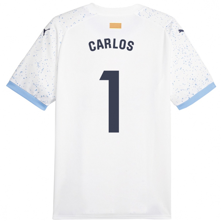 Niño Fútbol Camiseta Juan Carlos #1 Blanco 2ª Equipación 2023/24 México