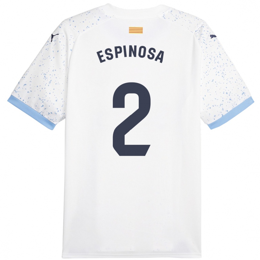 Niño Fútbol Camiseta Bernardo Espinosa #2 Blanco 2ª Equipación 2023/24 México